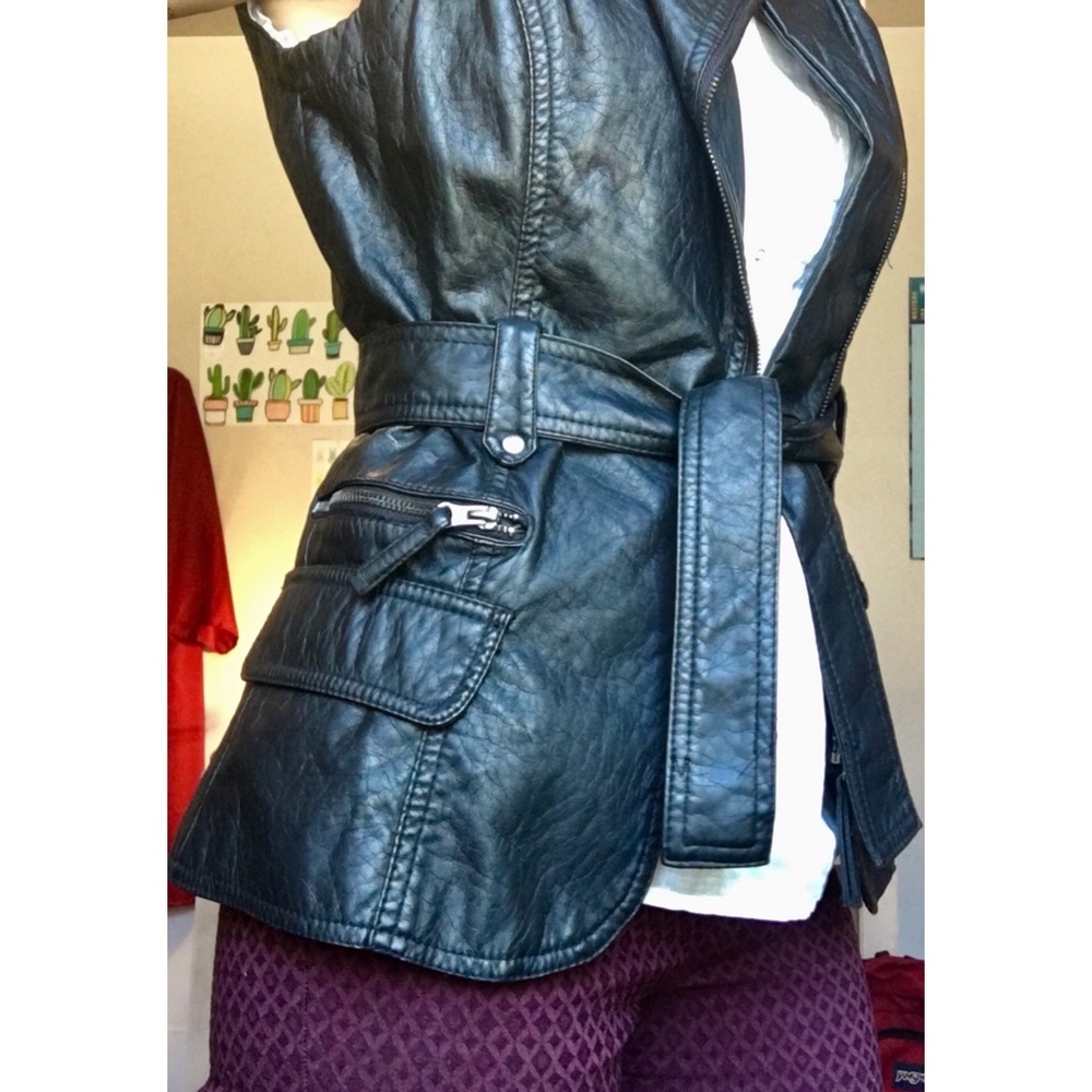 Vegan Leather Vest